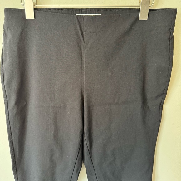 Michael Kors Pull On Stretch Trousers Black Size Large - Picture 2 of 5